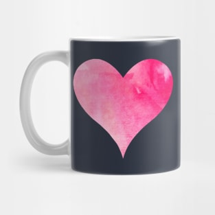 Love Pink Watercolor Mug